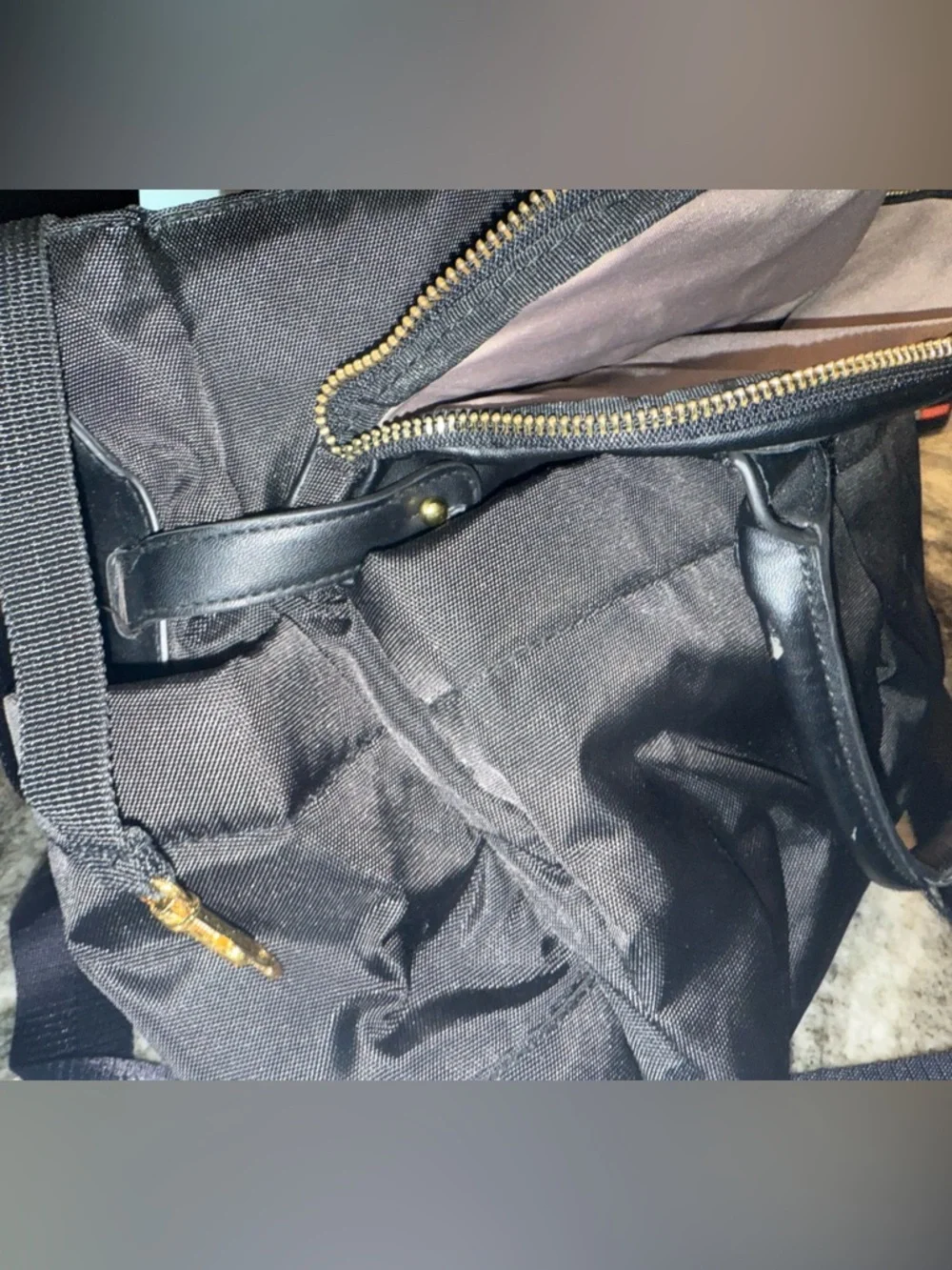 Skip Hop Black Baby Diaper Bag with Front Pockets - Picture 6 of 9